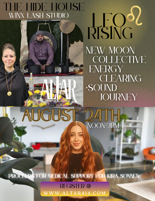 New Moon Collective Clearing & Sound Journey @The Hide House| Winx Lash Studio